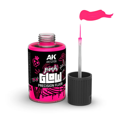 AK Interactive Pink Glow Precision Fluor Base 30ml