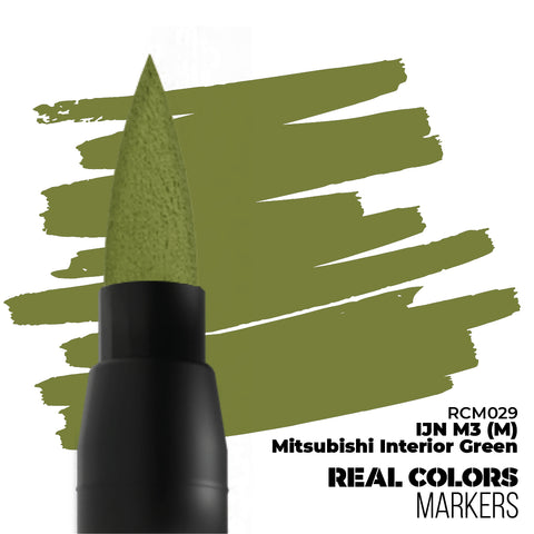 AK Interactive Real Colors Markers IJN M3 Mitsubishi Interior Green