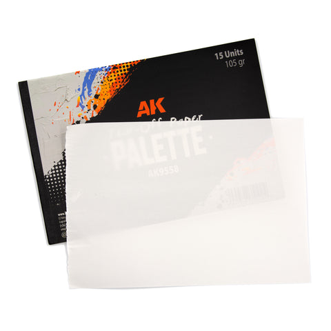 AK Interactive Tear-Off Paper Palette (15 Sheets)
