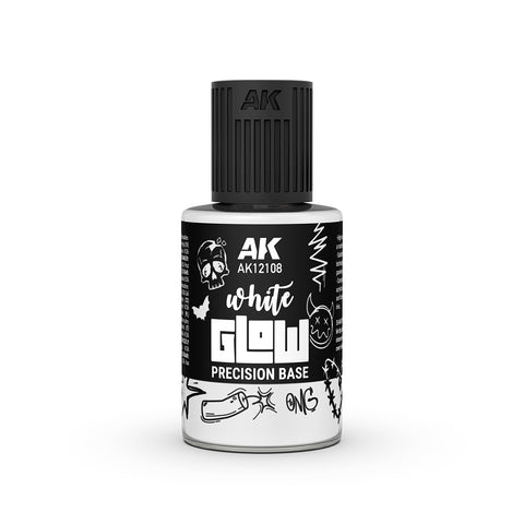 AK Interactive White Glow Precision Fluor Base 30ml