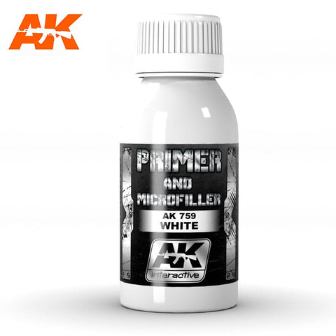 AK Interactive White Primer and Microfiller 100ml (Copy) (Copy)
