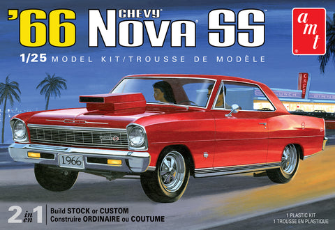 A AMT 1/25 1966 Chevy Nova Ss priced at $39.50 available from Echelon Hobbies