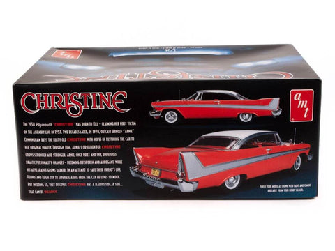 A AMT 1958 Plymouth "Christine" 1/25 Model Kit priced at $44.99 available from Echelon Hobbies