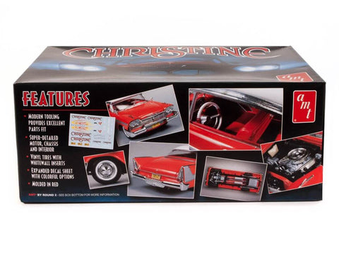 A AMT 1958 Plymouth "Christine" 1/25 Model Kit priced at $44.99 available from Echelon Hobbies