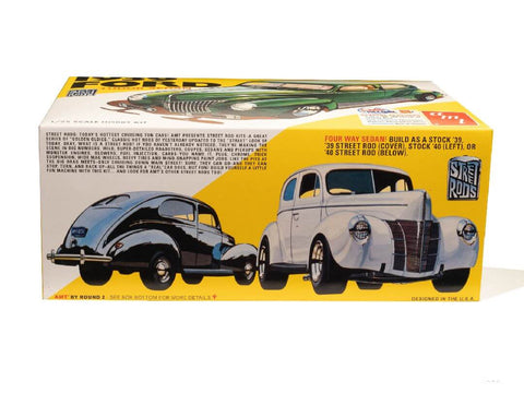 A AMT 1/25 1939 Ford Sedan Street Rod Series Model Kit priced at $49.99 available from Echelon Hobbies