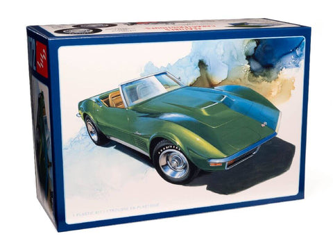 A AMT 1/25 1972 Chevy Corvette Roadster Model Kit priced at $49.99 available from Echelon Hobbies