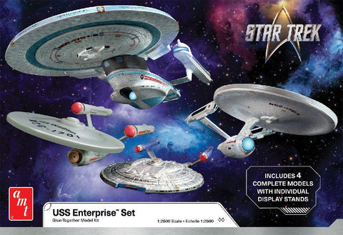 AMT Star Trek U.S.S. Enterprise Four Ship Set