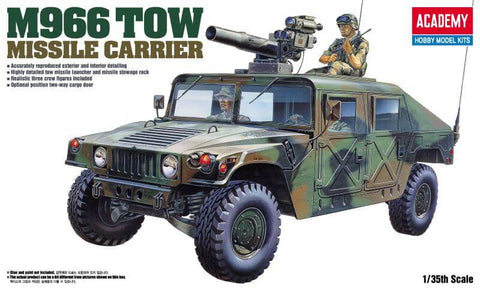 A Academy 1/35 M-966 HUMMER WITH TOW priced at $20.99 available from Echelon Hobbies