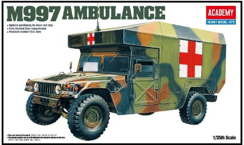 A Academy 1/35 M997 Maxi Ambulance priced at $25.49 available from Echelon Hobbies