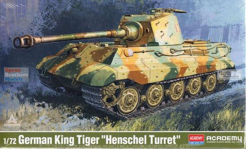 A Academy 1/72 German King Tiger priced at $16.99 available from Echelon Hobbies