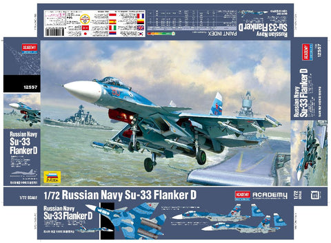Academy 1/72 Russian Navy Su-33 Flanker D