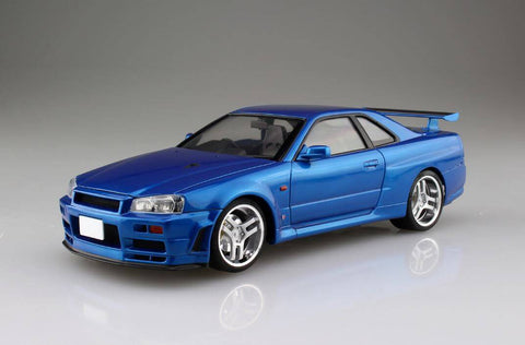 A Aoshima 1/24 Initial D HOSINO KOZO BNR34 Skyline GT-R priced at $41.75 available from Echelon Hobbies