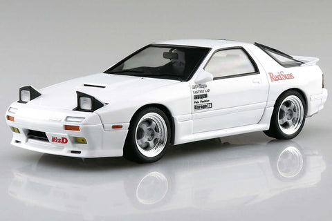 A Aoshima 1/24 Initial D #2 Takahashi Ryosuke FC3S RX-7 priced at $43.75 available from Echelon Hobbies