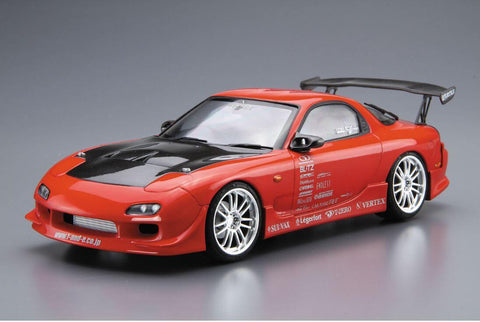 A Aoshima 1/24 Vertex FD3S RX-7 '99 Mazda priced at $37.75 available from Echelon Hobbies