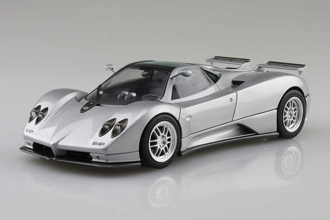 A Aoshima 1/24 '00 Pagani Zonda C12S priced at $64.99 available from Echelon Hobbies