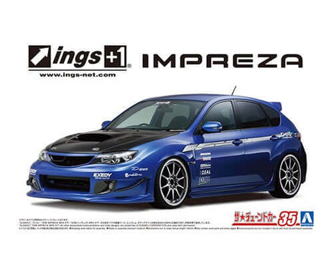 A Aoshima 1/24 ings GRB Impreza WRX STI '07 Subaru priced at $41.75 available from Echelon Hobbies