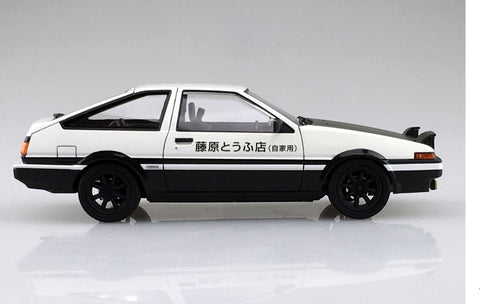 Aoshima 1/24 Initial D Toyota Fujiwara Takumi AE86 Trueno Project-D Ver.