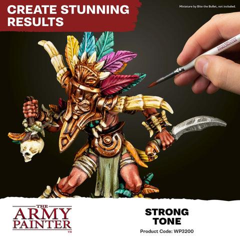 A Army Painter Warpaints Fanatic Wash, Strong Tone priced at $5.99 available from Echelon Hobbies