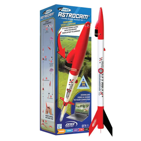 A Estes Rockets Astrocam priced at $79.99 available from Echelon Hobbies