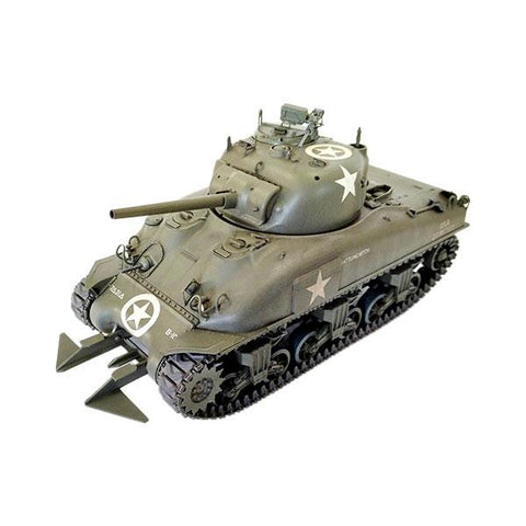 Asuka 1/35 U.S. Medium Tank M4A1 Sherman Late Production w/ Hedgerow Cutter