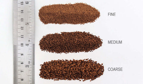 A BROWN COARSE BALLAST (18C.I.) priced at $10.75 available from Echelon Hobbies