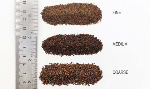 A DARK BROWN COARSE BALLAST (18C.I.) priced at $10.75 available from Echelon Hobbies