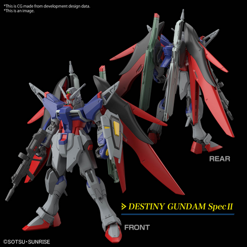 BANDAI HOBBY HG 1/144 DESTINY GUNDAM SpecⅡ & ZEUS SILHOUETTE