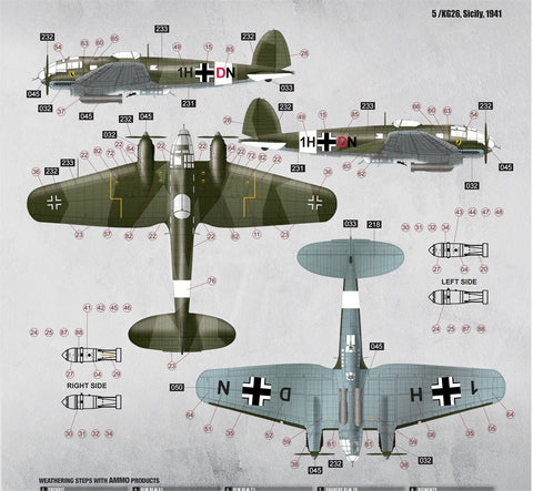BORDER MODELS BF018 1/35 WW2 German Bomber He 111H-6
