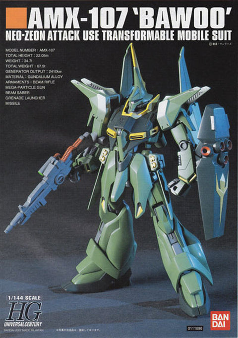 Bandai 1/144 HGUC AMX-107 Bawoo (Mass Production)