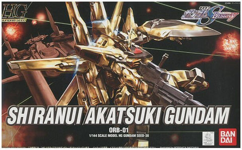 A Bandai HG 1/144 #38 Shiranui Akatsuki Gundam 'Gundam SEED Destiny' priced at $44.99 available from Echelon Hobbies