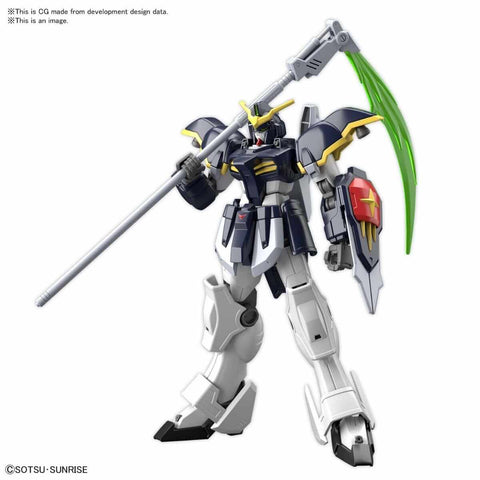 A Bandai HGAC #239 1/144 Gundam Deathscythe 'Mobile Suit Gundam Wing' priced at $29.99 available from Echelon Hobbies