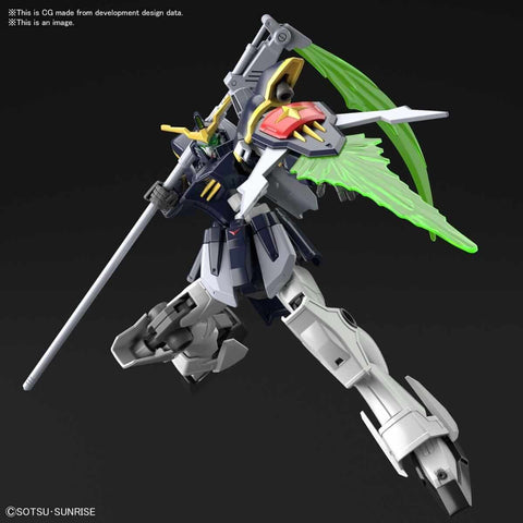 A Bandai HGAC #239 1/144 Gundam Deathscythe 'Mobile Suit Gundam Wing' priced at $29.99 available from Echelon Hobbies