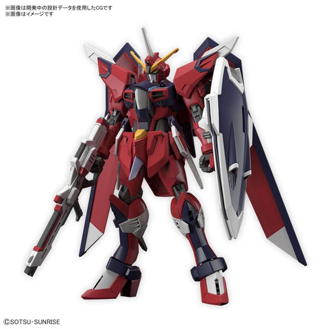 A Bandai HGCE #244 1/144 Immortal Justice Gundam "Gundam SEED Freedom" priced at $38.75 available from Echelon Hobbies