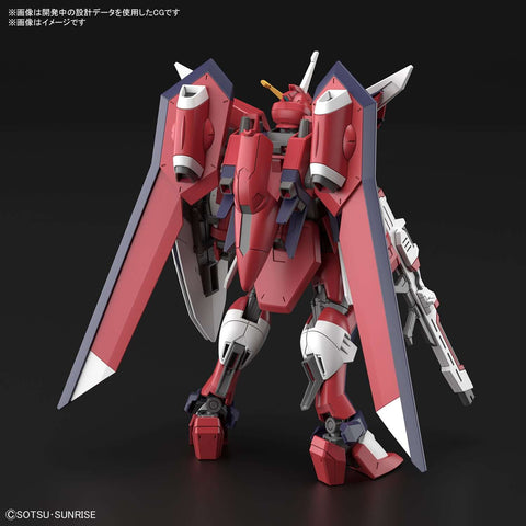 A Bandai HGCE #244 1/144 Immortal Justice Gundam "Gundam SEED Freedom" priced at $38.75 available from Echelon Hobbies