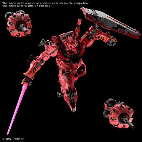 Bandai HG 1/144 Red Gundam Mobile Suit Gundam GQuuuuuuX