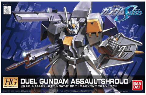 A Bandai HG SEED 1/144 R02 Duel Gundam "Gundam SEED" priced at $21.99 available from Echelon Hobbies