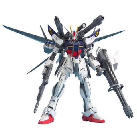 A Bandai MG 1/100 Lukas O'Donnell Custom Gundam Strike E＋I.W.S.P. priced at $76.99 available from Echelon Hobbies