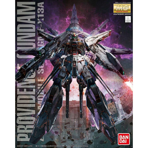 A Bandai MG 1/100 Providence Gundam 'Gundam SEED' priced at $84.99 available from Echelon Hobbies