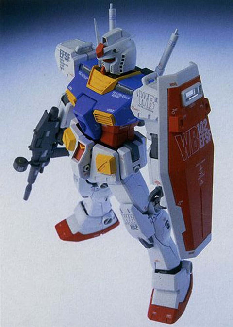 A Bandai MG 1/100 RX-78-2 Gundam Ver.KA priced at $51.99 available from Echelon Hobbies