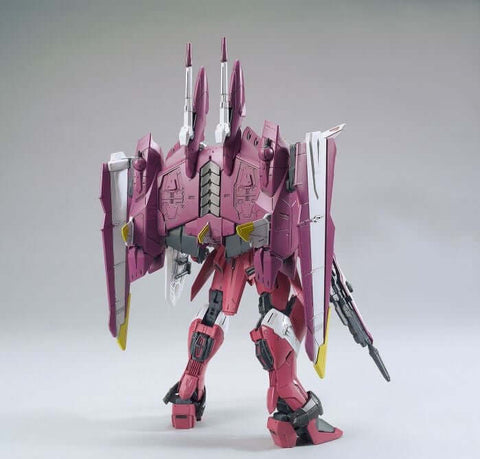 A Bandai MG Justice Gundam 'Gundam SEED' priced at $82.99 available from Echelon Hobbies