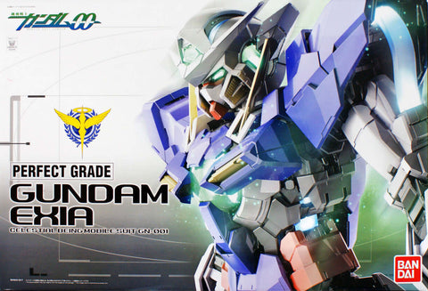 A Bandai PG 1/60 Gundam Exia "Gundam 00" priced at $284.99 available from Echelon Hobbies