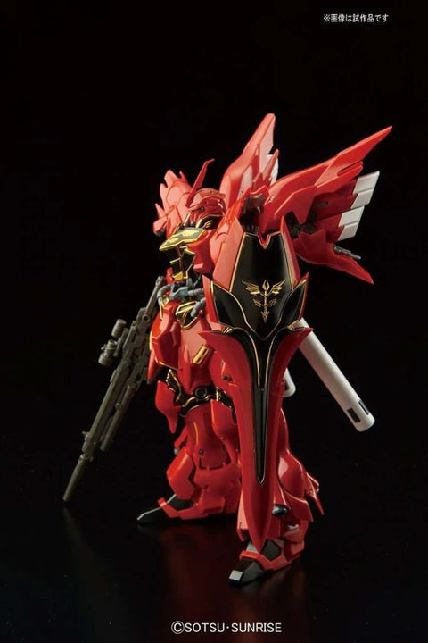 A Bandai RG #22 1/144 Sinanju "Gundam UC" priced at $68.99 available from Echelon Hobbies