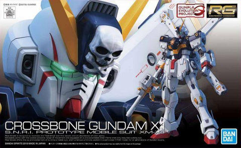 A Bandai RG #31 1/144 Crossbone Gundam X1 'Crossbone Gundam' priced at $44.49 available from Echelon Hobbies