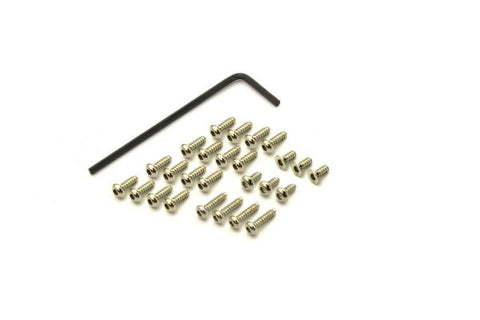 Button HEX Screw Set (MR-03/Nickel) - MZW440