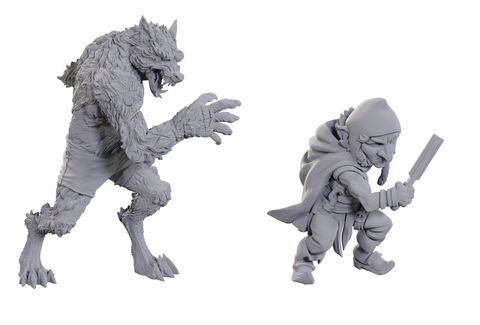 CR UNPAINTED MINIS WV23 CHETNEY POCK O'PEA & WEREWOLF