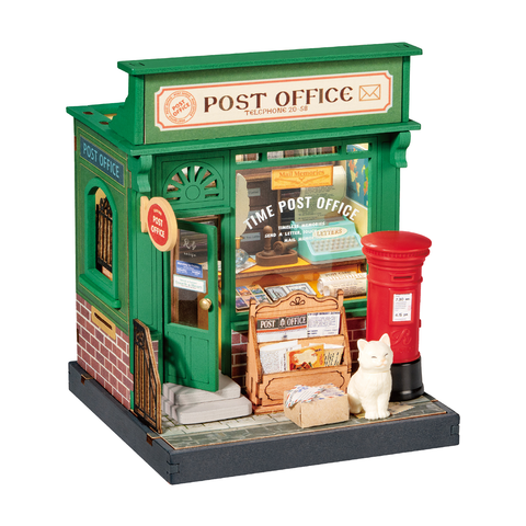 Rolife Robotime Century Post Office Miniature House