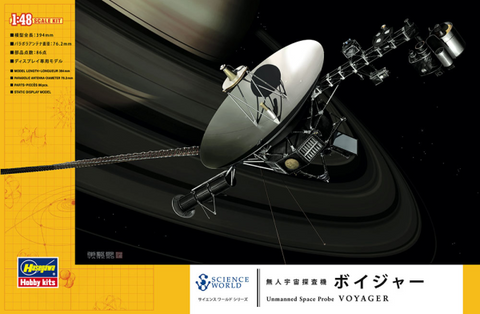 A Hasegawa 1:48 UNMANNED SPACE PROBE VOYAGER priced at $24.99 available from Echelon Hobbies