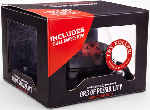 ORB OF POSSIBILITY - DND DICE ROLLER WITH SILICONE D20