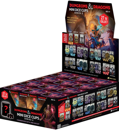DND MINI DICE CUPS & MATCHING DICE SET - Blind Box