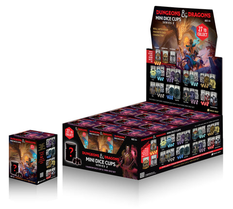 DND MINI DICE CUPS & MATCHING DICE SET - Blind Box